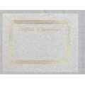 Blank Recognition Certificate w/ Foil Embossed Border (8 1/2"x11")